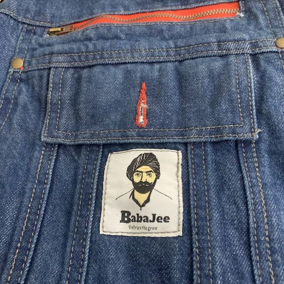 NEW BABAJEE MEN'S DENIM BIB OVERALLS SIZES 34 & 40 - Picture 10 of 12